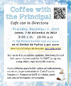 coffee with principal 12-07-2023